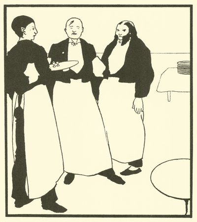 Garcons de Cafe by Aubrey Beardsley