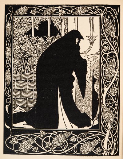How Queen Guenever Made Her a Nun by Aubrey Beardsley