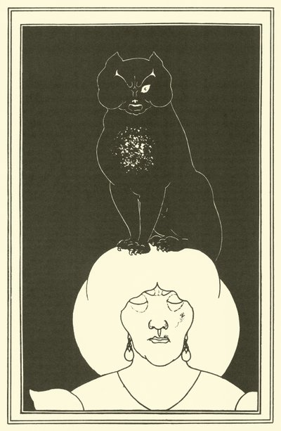 The Black Cat by Aubrey Beardsley