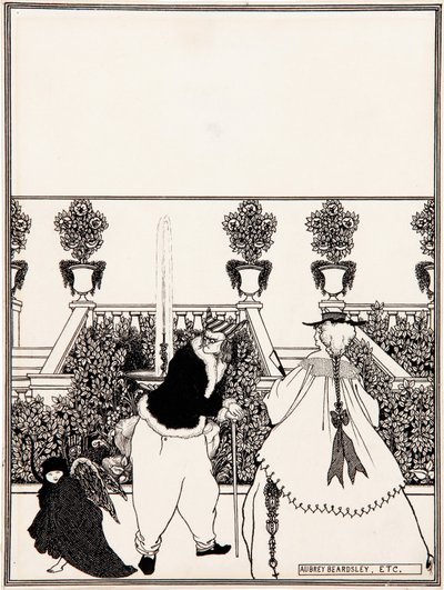 The Driving of Cupid from the Garden, Preparatory Drawing for the Cover Design of 