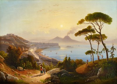 View of the Gulf of Naples by August Ahlborn