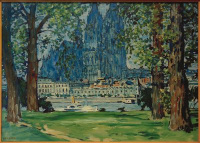 Cologne Cathedral with Deutz Meadow by August Deusser