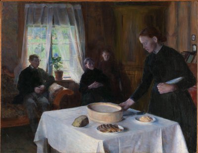 Laying the Table by August Eiebakke