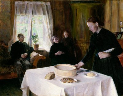Laying the Table by August Eiebakke