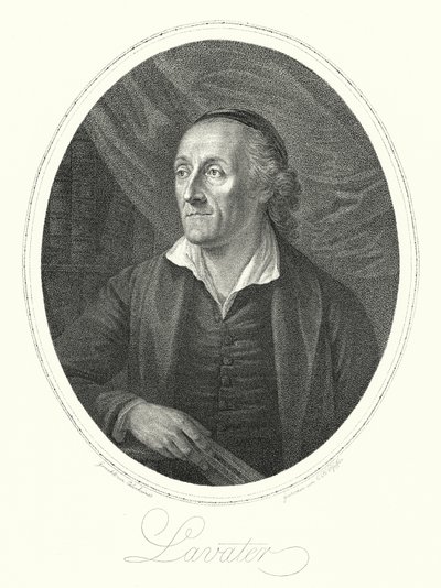 Johann Kaspar Lavater, Swiss theologian, author and physiognomist by August Friedrich Oelenhainz