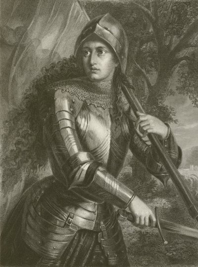 Johanna (engraving) by August Friedrich Pecht