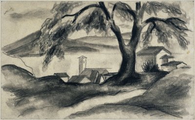 Hilterfingen on Lake Thun by August Macke