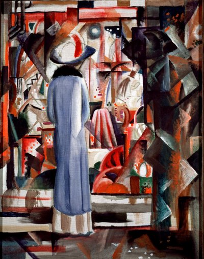 Large Illuminated Showcase by August Macke