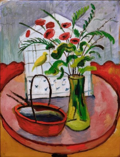 Birdcage by August Macke