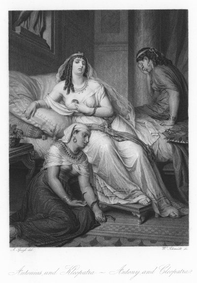 Scene from Antony and Cleopatra by August Spiess