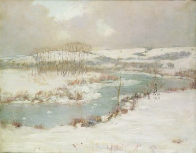 A Stream in Winter by August Vincent Tack
