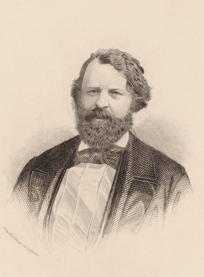 Portrait of the violinist and composer Joseph Joachim by August Weger