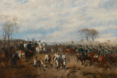 Archduke Charles in the Battle of Aldenhoven by August von Maly