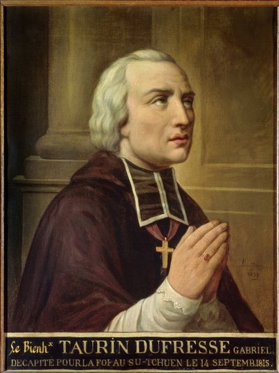 The Missionary Taurin Dufresse by Auguste Alexandre Baudran