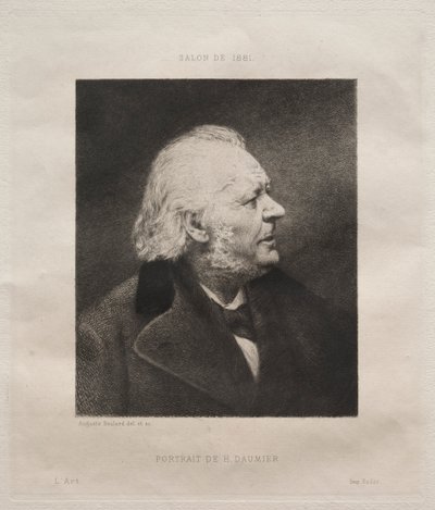 Honoré Daumier, 1881 by Auguste Boulard