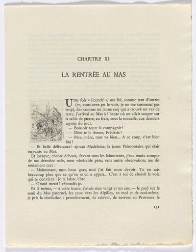 Frédéric Mistral: Memoirs and Stories by Frédéric Mistral: Buildings and Trees (page 131) by Auguste Brouet