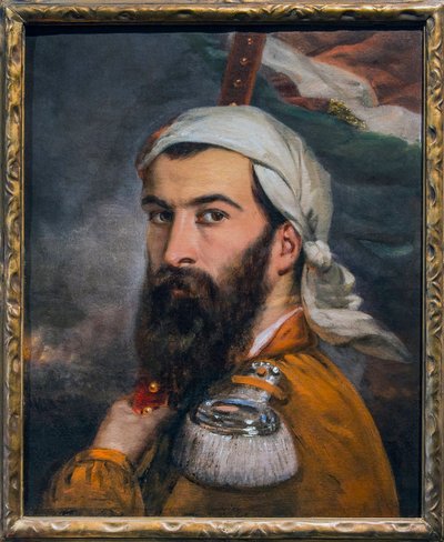 Giuseppe Garibaldi After the Battle of Morazzone 1848 by Auguste Estienne