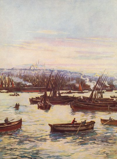 The Golden Horn, Turkey by Auguste Gerardin