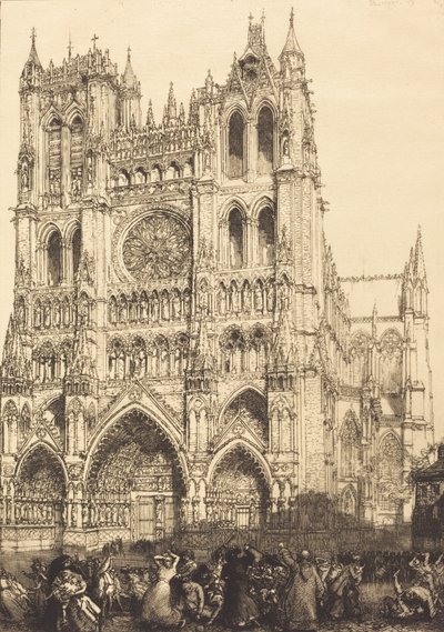 Amiens Cathedral by Auguste Lepere