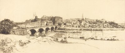 Angers - Panoramic View, 1912 by Auguste Lepere
