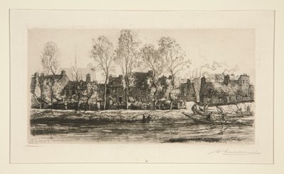 Banks of the Somme at Amiens by Auguste Lepere