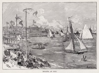 Regatta at Nice by Auguste Lepere