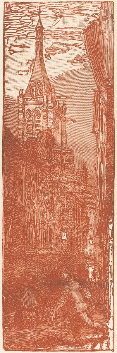 Saint-Severin, published 1901 by Auguste Lepere