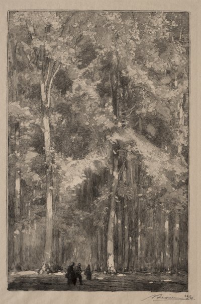 Morning, Forts Marlotte Crossroads by Auguste Louis Lepère