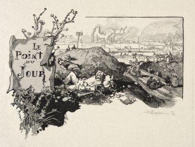 The Break of Day by Auguste Louis Lepère