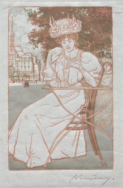 Paris Almanac, 1897: Summer by Auguste Louis Lepère