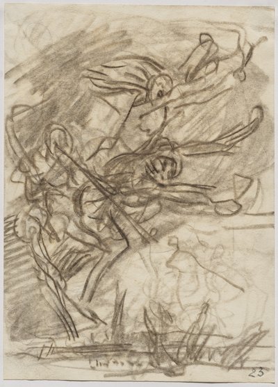 Death and Passions Descending on Earth by Auguste Louis Lepère