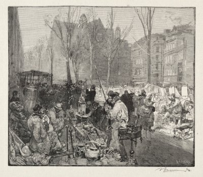 Scrap Market by Auguste Louis Lepère