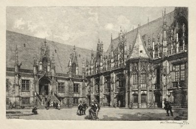 Rouen Illustrated: The Palace of Justice by Auguste Louis Lepère