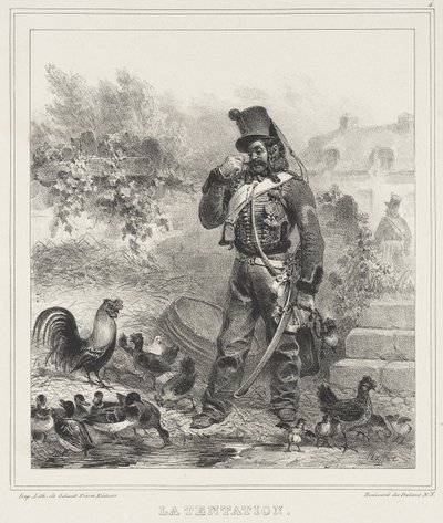 The Temptation by Auguste Raffet