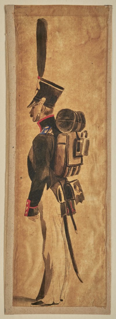 Military Uniform Study: Infantry by Auguste Raffet