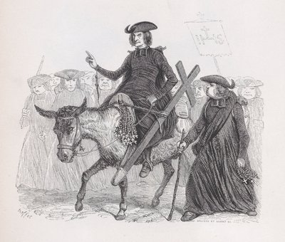 The Missionaries from The Complete Works of Béranger by Auguste Raffet
