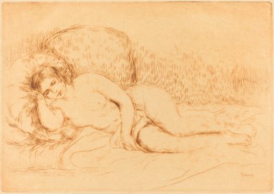 Woman Reclining by Auguste Renoir