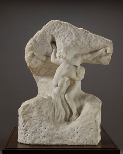 Christ and Mary Magdalene. by Auguste Rodin