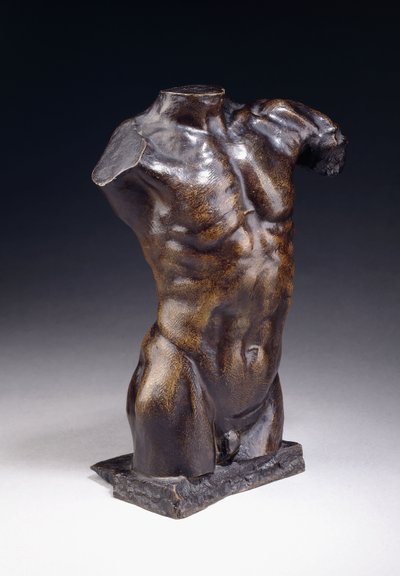 Male Torso - New Model, c.1885 by Auguste Rodin