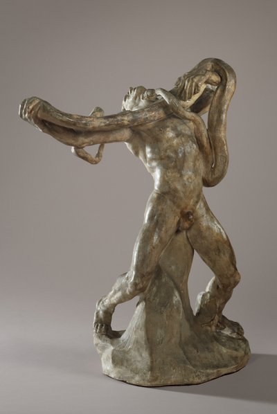 Man with Serpent, circa 1886 by Auguste Rodin