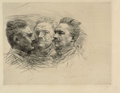 Portrait of Henri Becque by Auguste Rodin
