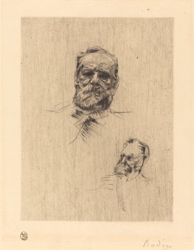 Victor Hugo, Front View by Auguste Rodin