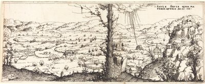 Landscape with the Conversion of Saint Paul by Augustin Hirschvogel
