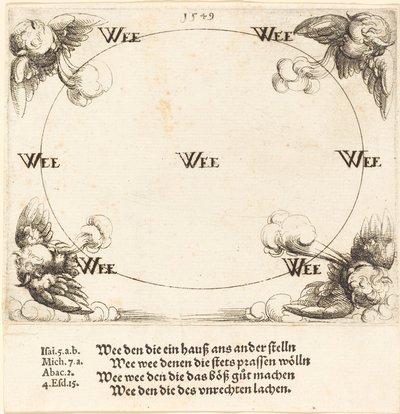 Woe is Pronounced on the Scribes and Pharisees, 1549 by Augustin Hirschvogel
