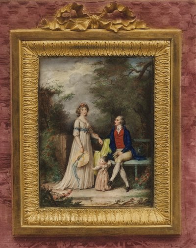 Portrait of the Artist Augustin Ritt and His Family by Augustin Ritt