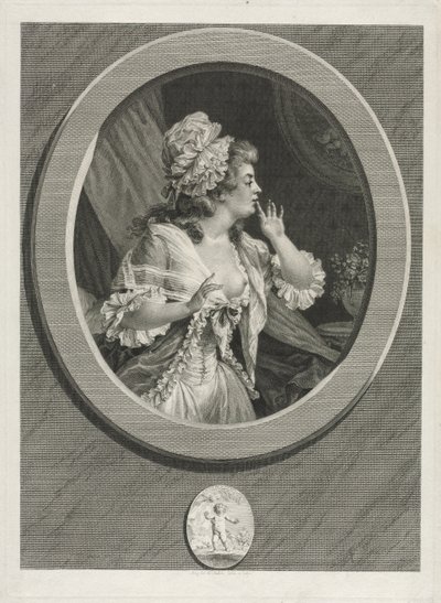 At Least Be Discreet and You May Count on Me pair by Augustin de Saint Aubin