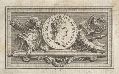 Medal with Portrait of Caligula, published in 1768 by Augustin de Saint Aubin