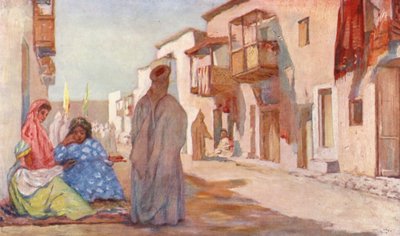A Street in Biskra by Augustine Fitzgerald
