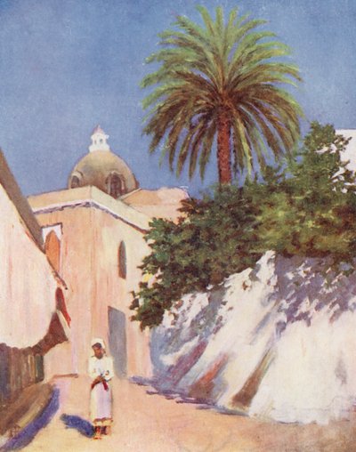 Street, Capri by Augustine Fitzgerald