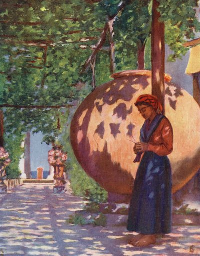Villa Maresca, Near Casamicciola, Ischia by Augustine Fitzgerald